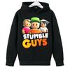 Stumble Guys Autumn Winter Sweatshirt Tops Hoodie Children's Hoodie Clothing Suitable for 3-12 Years Boys Girls Hood Outerwear