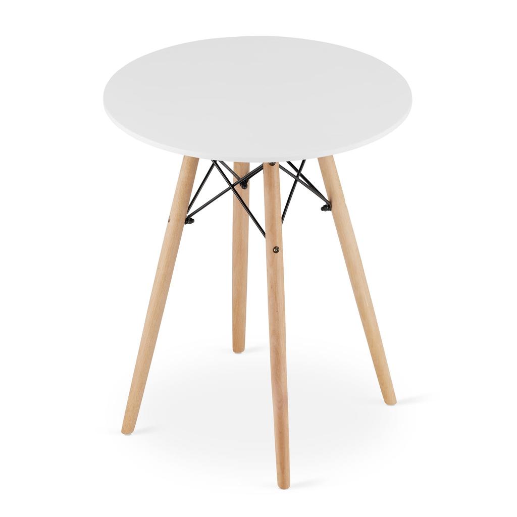 JUST HOME Scandinavian round table 60cm white