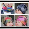 WHITE FANG Knit Polka Dot Neck Stylish and Cute for CA374 Hat, Cap, Warmer, Women, (02 Pink)