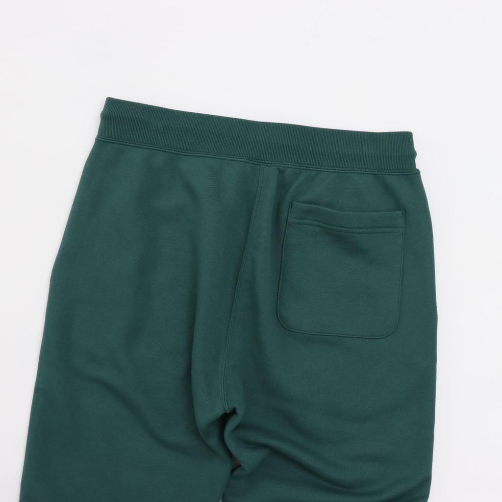 Champion Cotton USA Long Pants with Deep Men's One-Point Logo, Green, C3-W201/C3-W201Z