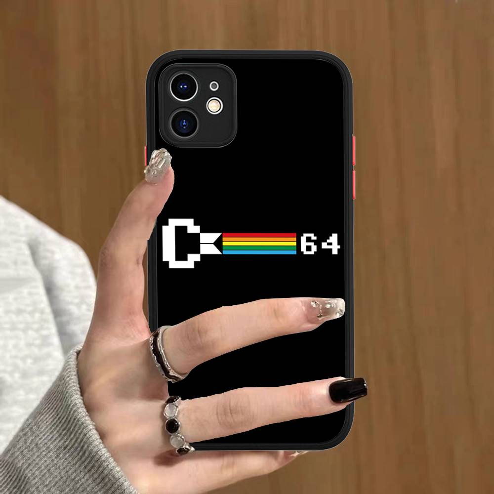 

Ретро чехол Commodore 64 для iPhone 13 12 X XS MAX Pro Max 16 15 11 14 Pro Max Ударопрочный матовый чехол iphone 15pro max