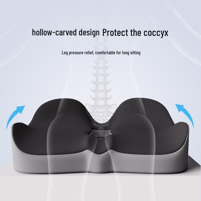 Pernă de Scaun din Spumă cu Memorie pentru Statul Lung pe Scaun – Suport Respirabil pentru Mașină, Birou, Sarcină și Studenți.