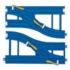 TAKARA TOMY Plarail Double Track Wide Point Rail R-15