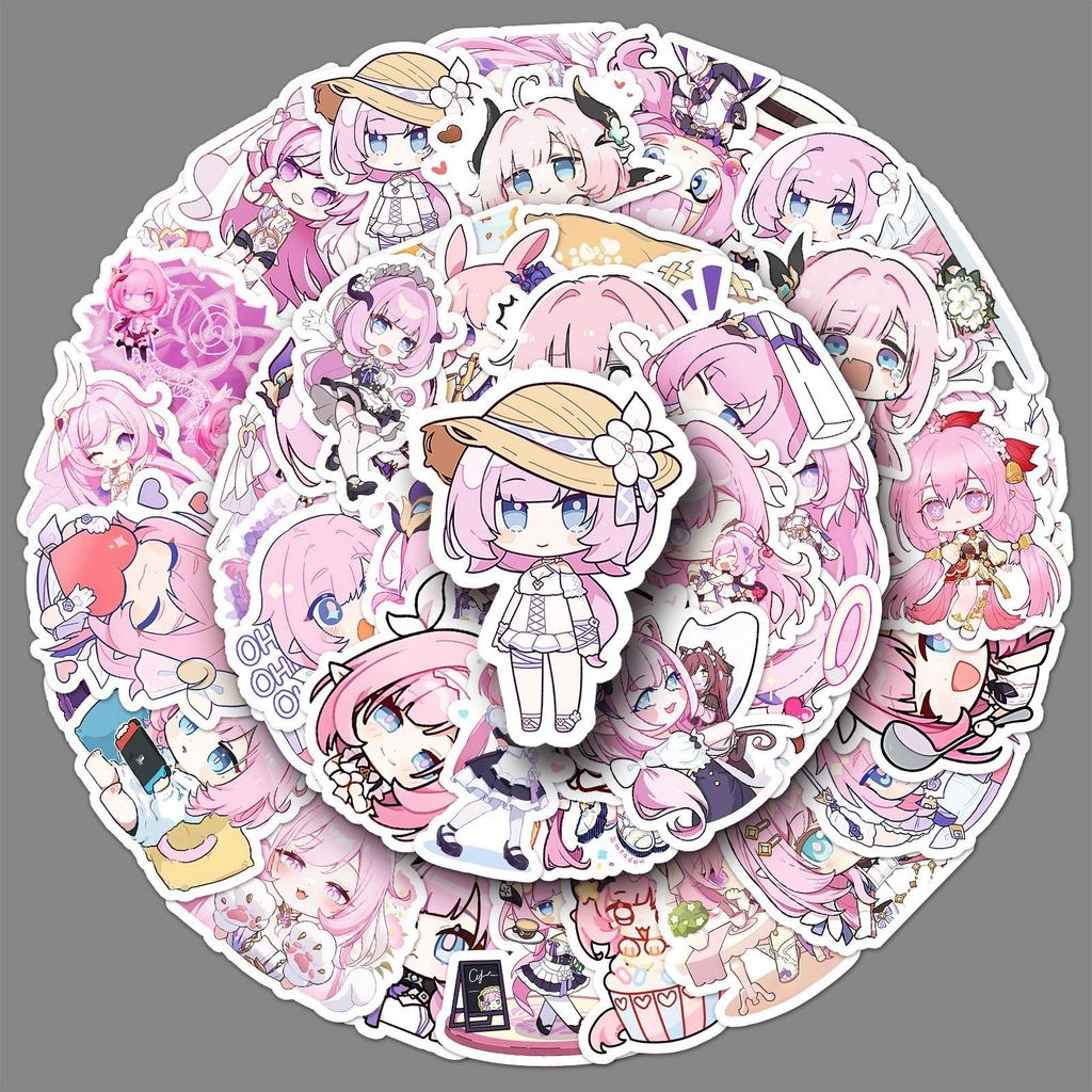 50 Doodle Sticker Cartoon Niedlich Spiel Dekoration Laptop Handy Aufkleber