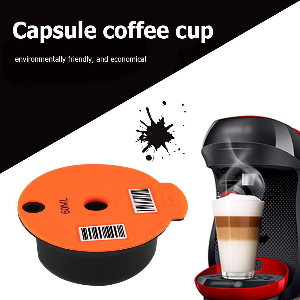 60/180ml Portable Coffee Capsule Cup for Bosch-S Tassimoo Refillable Filter Baskets Pod Reusable Coffee Maker Cafe Kitchen Tool