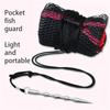 Fishing Collection Bag Login Net Fishing, Portable Fishing Net with Drawstring, Encrypted Mesh Fish Bag