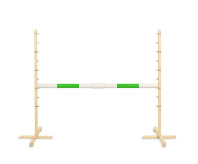 Překážka pro Hobby Horse 160 cm, v-120 cm, zelená tyč