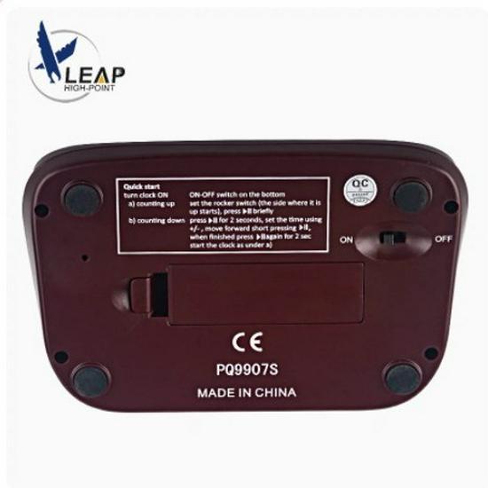 Tianfu 9907S Zegar szachowy na zawody Xiangqi - Czarny zegar odmierzający czas z funkcjami do przodu i do tyłu