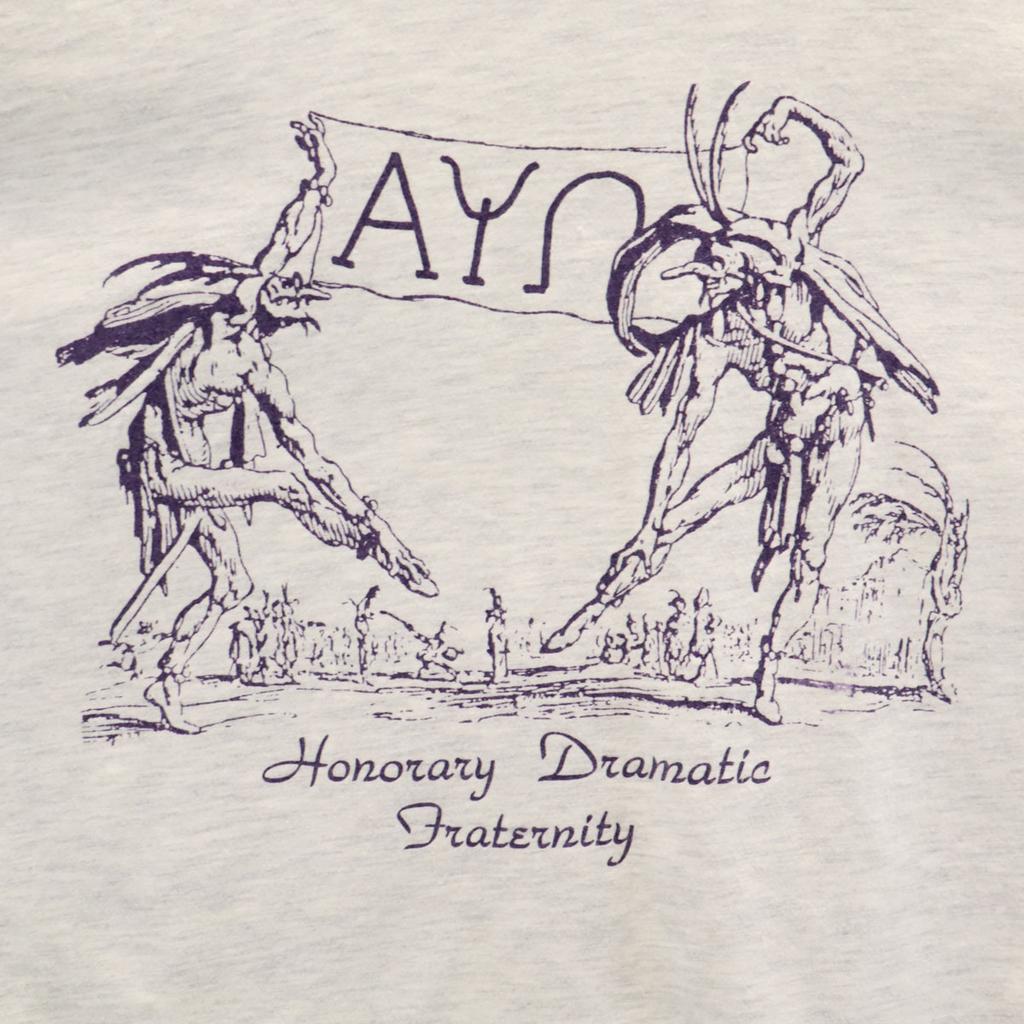 Hanes 90s Made in USA Old Back print Short sleeve T-shirt Men's Used