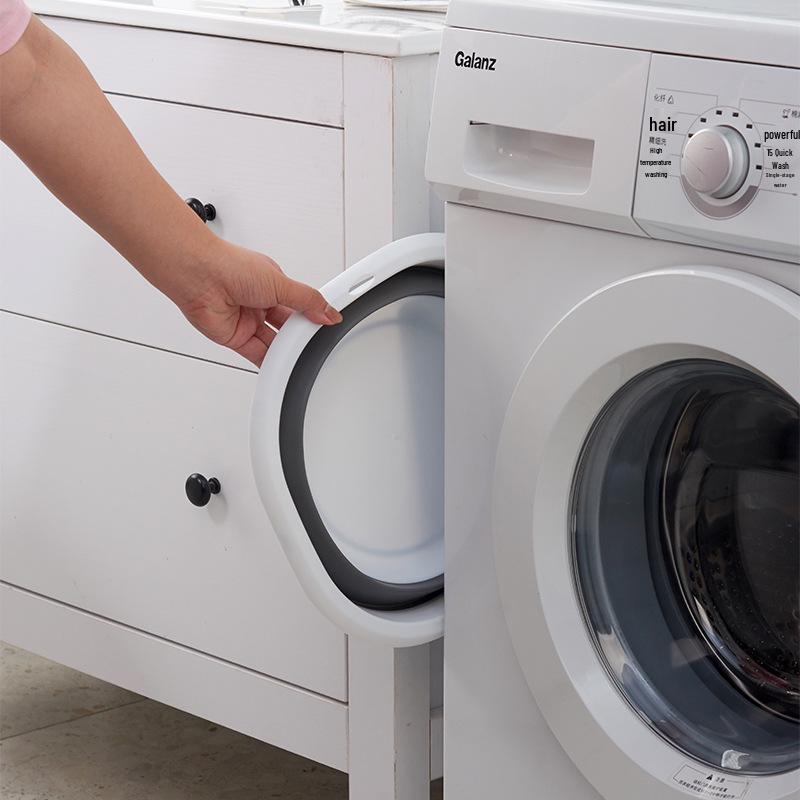 Portable Square Folding Washbasin - Ideal for Baby Baths, Outdoor Use, and Dormitory Laundry