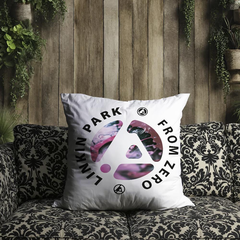 Fodral kudde L-Linkin Fodral Från Noll Kudde Rum Band Park Sovrum Sänggavel Soffa Vardagsrum Ryggstöd Bil Fyrkantig