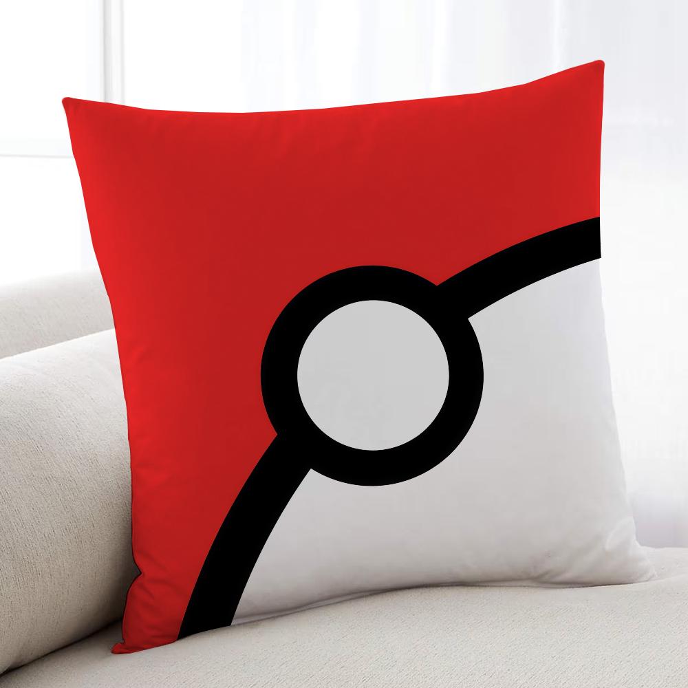 

PPoke BBallES PPOKEMONES cushion cover Home Bedding Sofa living Room pillowcase Simple Soft Skin Cushion Cover Party Gift 30x30cm