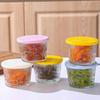 1/4Pcs 200Ml Glass Storage Jars Transparent Thicken Glass Storage Containers Multifunction Fresh-Keeping Mini Clear Jars Kitchen