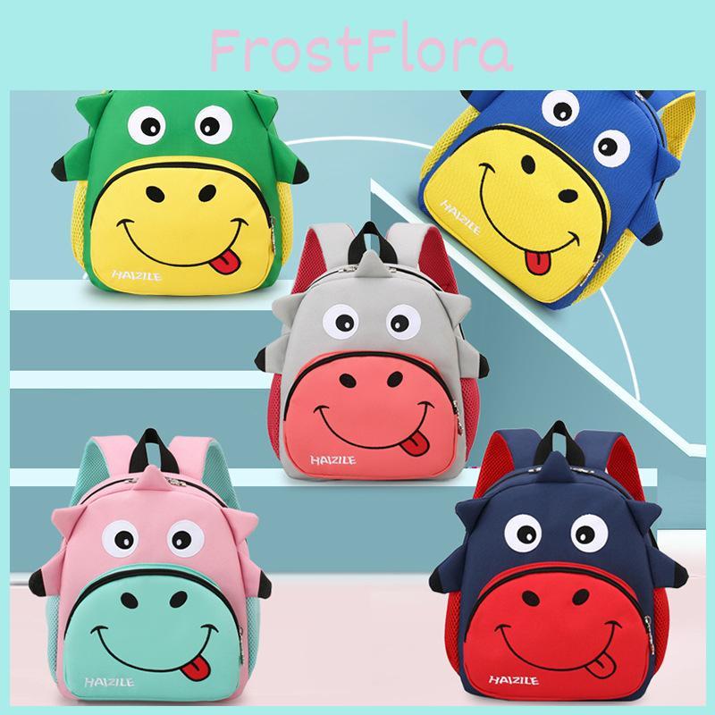 Cute Cartoon Nylon Kids Backpack For Ages 3-7 Breathable And Durable Design