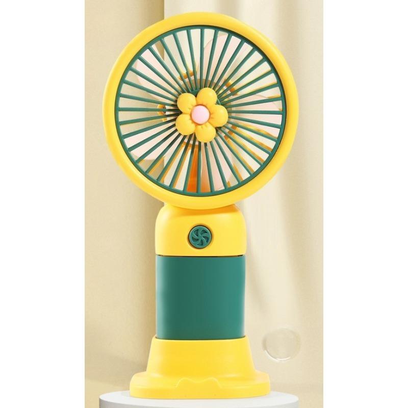 New Portable Outdoor Mini Handheld Fan Gift Spray Fan Humidification Ice Coating Handheld Fan, No Battery Include