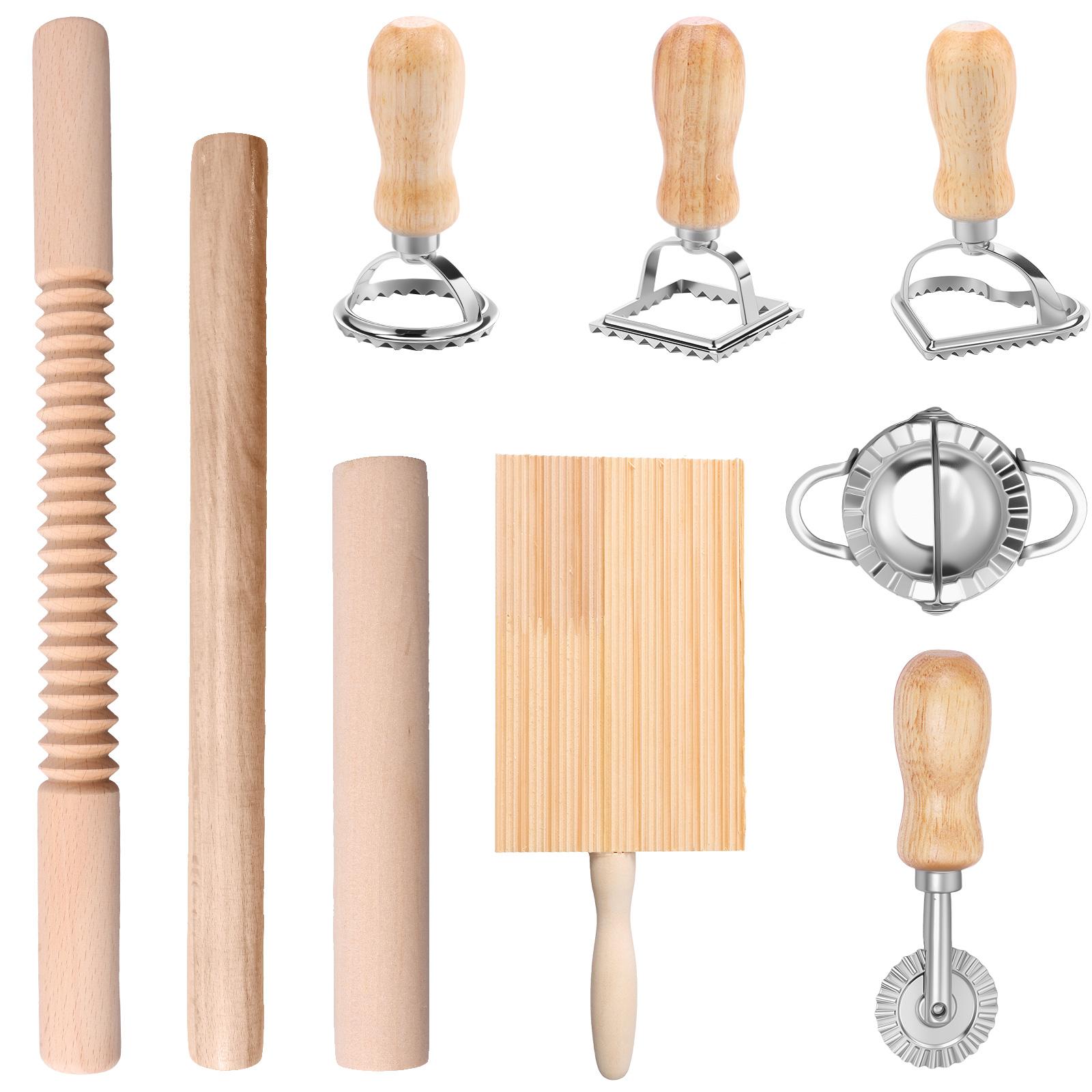 

9/11pcs Italian pasta dumpling food making tool set multifunctional and efficient Italian pasta handmade making set