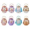 JIN MING LI 1.3L Transparent Kids' Straw Water Bottle