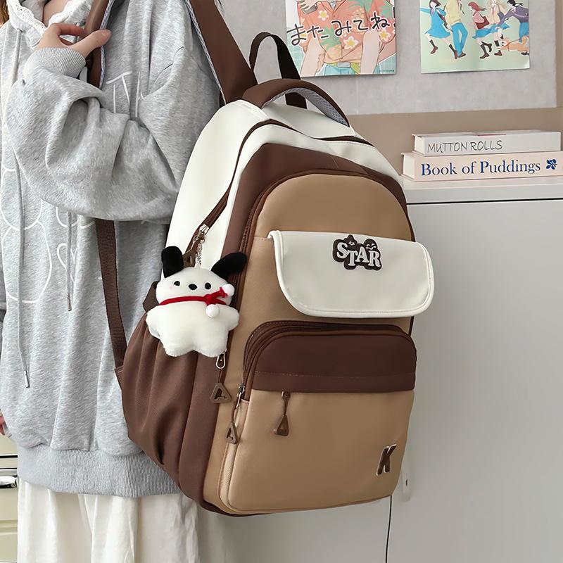 Schoolbag Japanese cute girl backpack female leisure travel large capacity backpack high value commuting tutoring student schoolbag