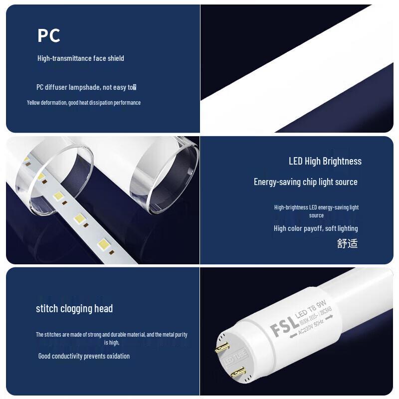 Foshan Lighting T8 LED Tube 1.2m 20W