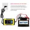 12V 6A Car Battery Charger Smart Full Automatic Display Battery Charger Power Puls Repair Chargers Wet Dry Lead Acid Battery
