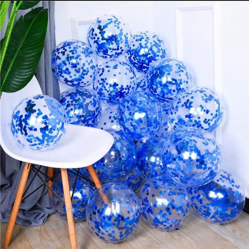 Gold Silver Confetti Balloons Glitter Sequin Globos Helium Balloon Birthday Party Halloween Christmas Party Wedding Decorations