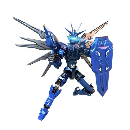 Movable Joints Robot Action Figure with Accessories Magnetic 3D Printed