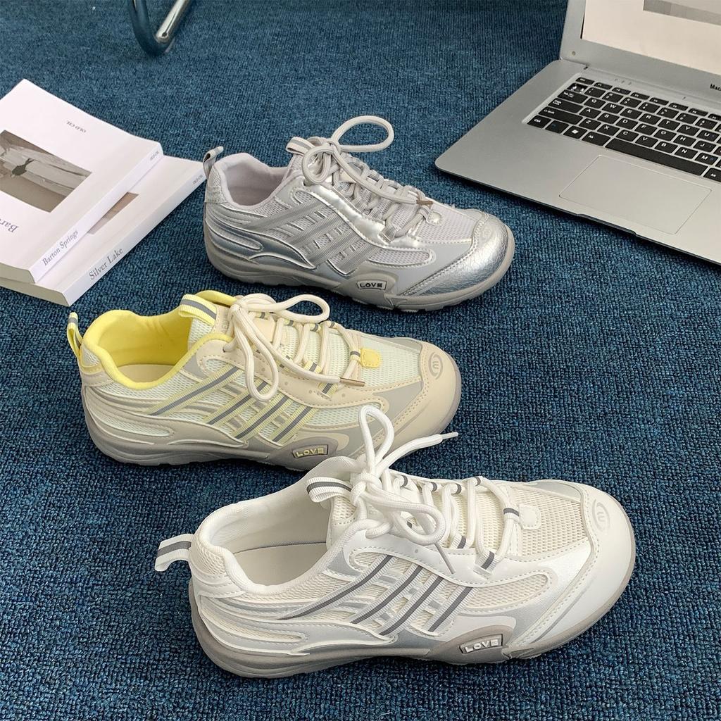Superweich und atmungsaktiv~ Dünnes Mesh Funktionelle deutsche Trainingsschuhe Damen 2025 Sommer Outdoor Rutschfest Bergsteigen Forrest Gump Sportschuhe