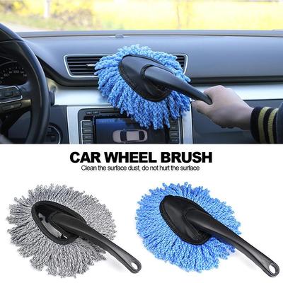 Spazzolone per pulizia in microfibra per veicoli per auto, spolverino per spolverare, strumento per la pulizia dell'auto, accessori per auto, camion