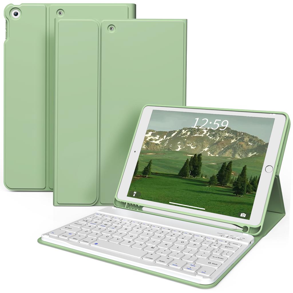 Kenke Manufacturer Wireless Keyboard Case for Ipad 10.2 Inch Protection Touchpad Keyboard Case for Ipad 789 With Pencil Holder