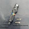 6.35mm Screwdriver Handle Aluminum Alloy Auto Locking Auto Lock Screwdriver Ergonomic Grip Grip Magnetic Screwdriver Open Tools