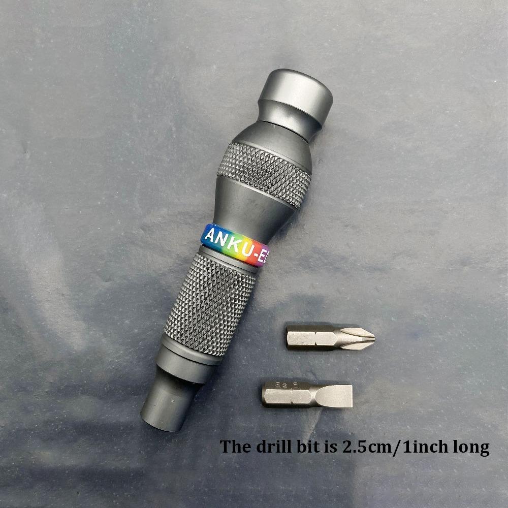 6.35mm Screwdriver Handle Aluminum Alloy Auto Locking Auto Lock Screwdriver Ergonomic Grip Grip Magnetic Screwdriver Open Tools