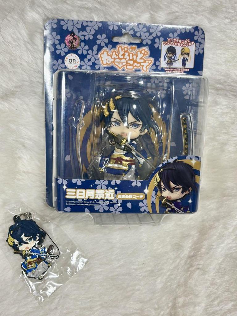 [USED] Nendoroid Touken Ranbu Mikazuki Munechika Sword Killer with Rubber Strap