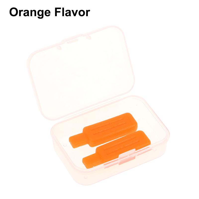 2 Pièces Saveur Fruit Mâcheurs d'Aligneurs Dentaires Dentaires Assiseurs de Gouttières Réutilisables Silicone Gouttière Invisible Outils de Soin d'Hygiène Buccale