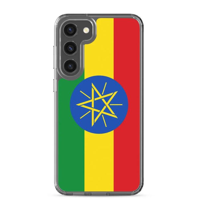Coque Téléphone Drapeau Éthiopie - Samsung Galaxy S23 Ultr