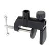 2-IN-1 Table Mount Clamp Heavy Duty Metal Mic Clamp Holder for Microphone Suspension Arm Stand Holder