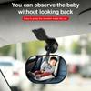 Rear-Seat Baby Monitoring Mirror with Wide View and Adjustable Head for Parents, Caregivers and Family Travel Use