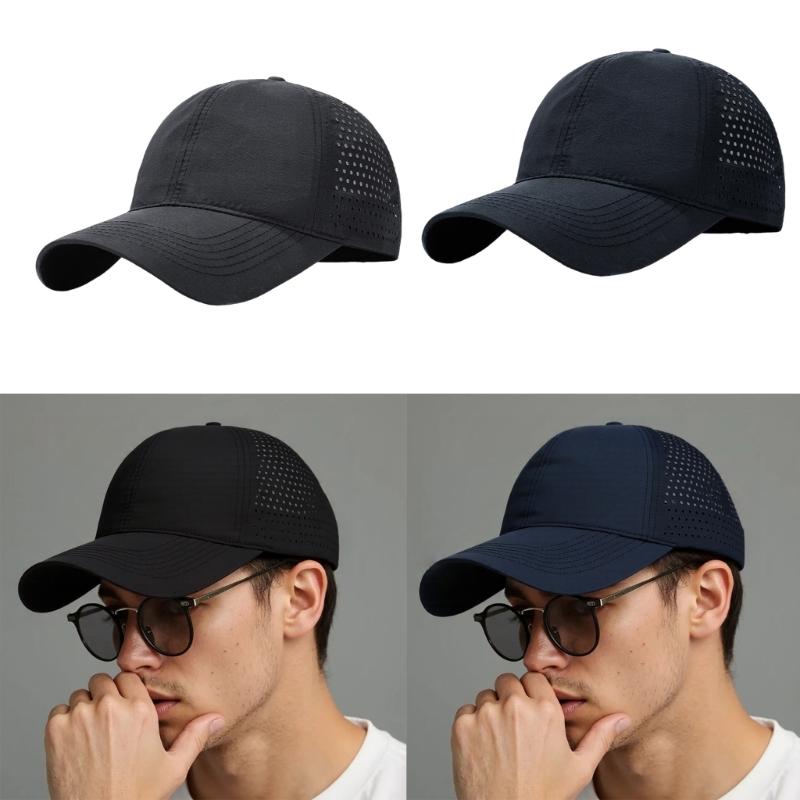 Fast Drying Baseball Cap With Airflow Design Comfortable Snapbacks Hat For Hiking Running Cycling Women Men Unisex