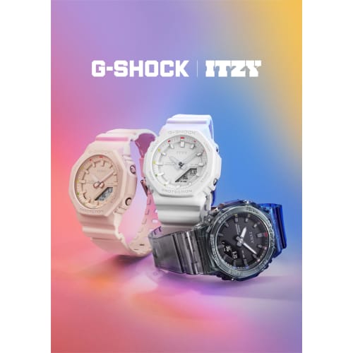 Casio Watch G-Shock ITZY Collaboration Model GMA-P2100ZY-1AJR Ladies Skeleton Black