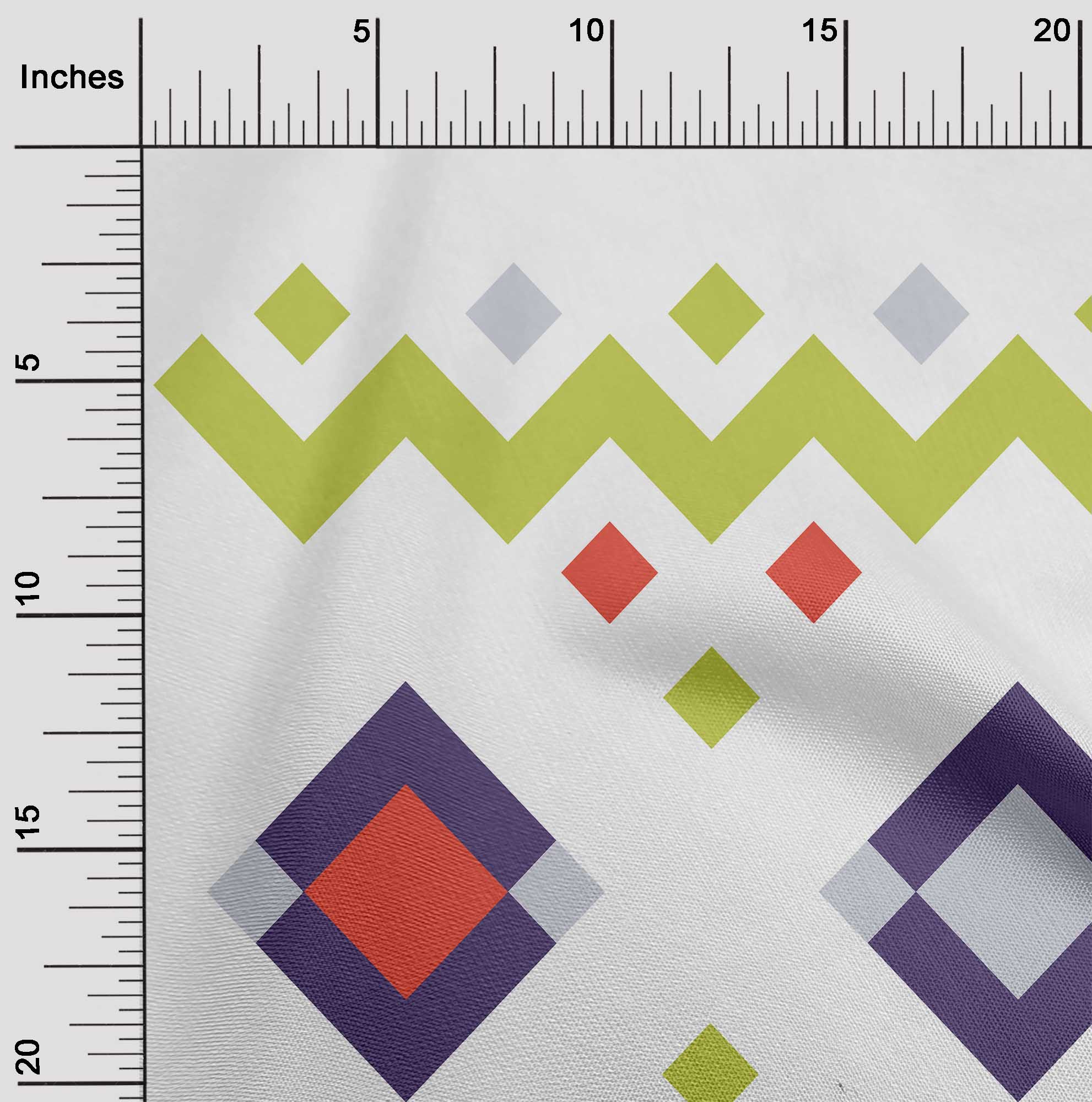 

oneOone Cotton Poplin Black Fabric Ikat Dress Material Fabric Print Fabric By The Yard 42 Inch 42 Inch Wide - Viscose Chiffon зелений