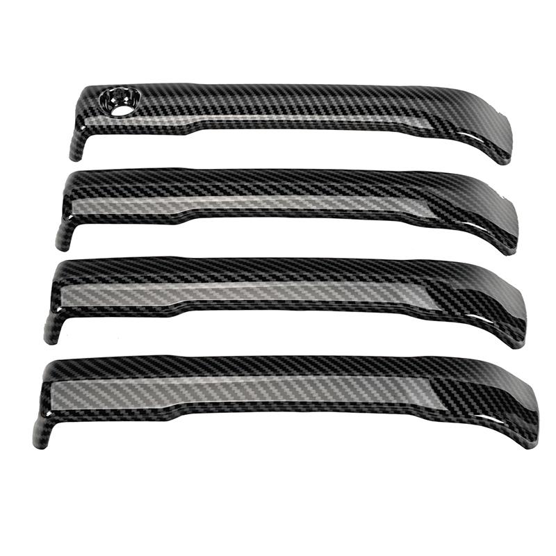 For Toyota 4Runner 2025 Car Outer Door Handle Cover Stickers Door Handle Protection Sticker Trim Modified Car Accessories 4pcs