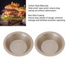 2Pcs Carbon Steel Hamburger Bun Mold Anti Stick Pie Pan Baking Mold Bread Tart Pan for Home Kitchen Homemade Baking Accessories