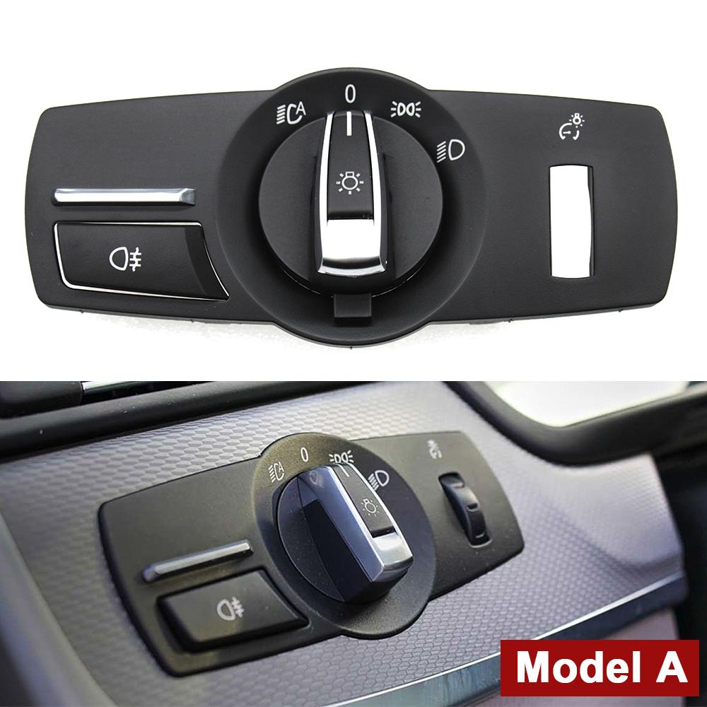 Head Lamp Rotary Button Headlight Switch Cover Panel For BMW 5 Series 5GT 6S 7S X3 X4 F02 F10 F11 F07 F06 F25 F26 61316803965