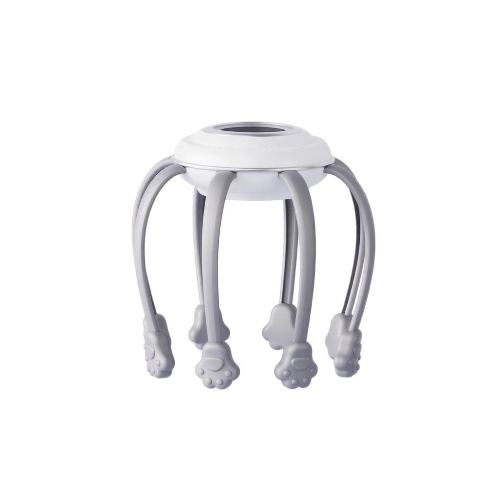 Electric Octopus Head Massager Portable Handheld Scalp Relaxation Vibrating Massage Device for Home Use Stress Relief