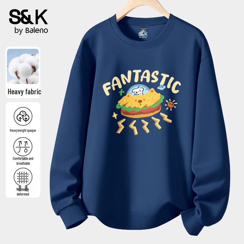 

Baleno Men s S&K Series JPB Burger Dog Print Crewneck Sweatshirt 4XL