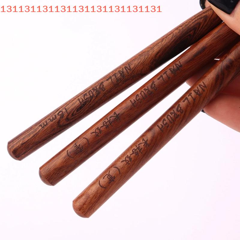 Nail Art Brush Checker Sandalwood Nail Drawing Painting Long Line Brush Nail Art Tool Painting Brushes DIY Design Manicure Tools