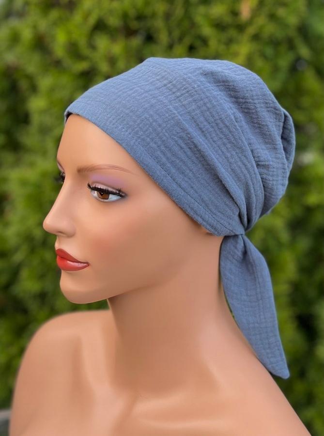 Aga 007 Women' Muslin Scarf Turban for Summer Even After Chemotherapy