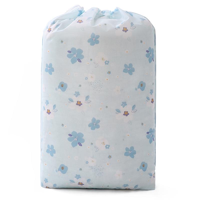 Large Capacity Duvet Storage Bag with Drawstring, Foldable, Dustproof, and Moistureproof for Clothes and Quilts