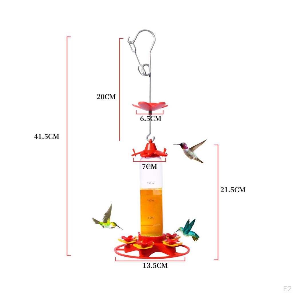 Hummingbird Feeder Leakproof Feeding Bowl Outdoor for Patio