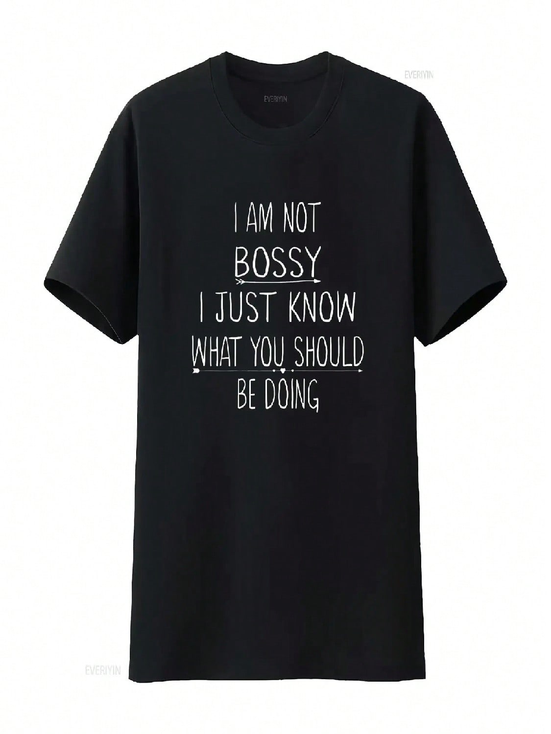 I Am Not Bossy Just Know What You Should Be Doing Funny T Shirt For Wounisex Black 4X Large Vintage Washed Casual Fashion S разноцветный