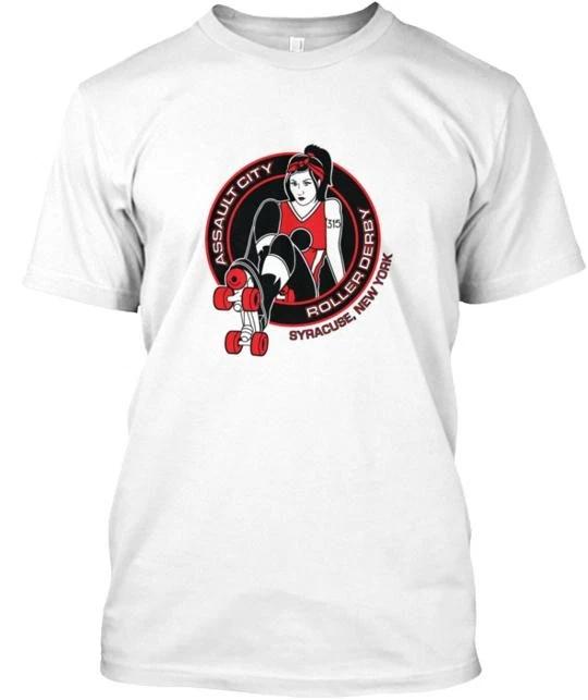 

Assault City Roller Derby Tee T shirt Made in the USA Size S to 5XL S